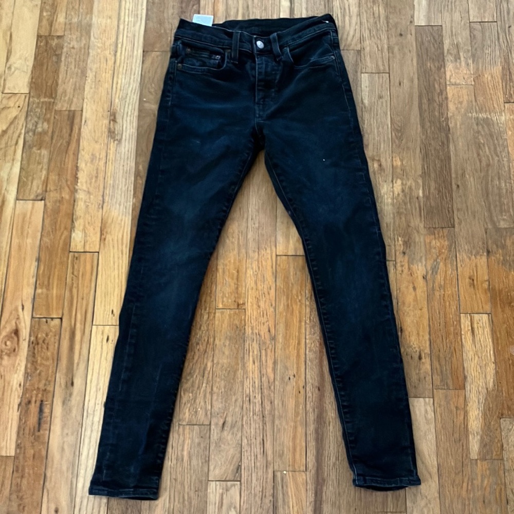 Mens Levi’s premium skinny taper dark wash jeans 29x30